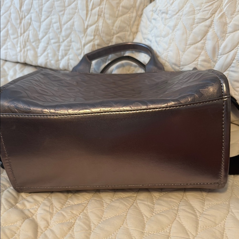 DKNY Shimmering Silver Tote - Picture 4 of 4